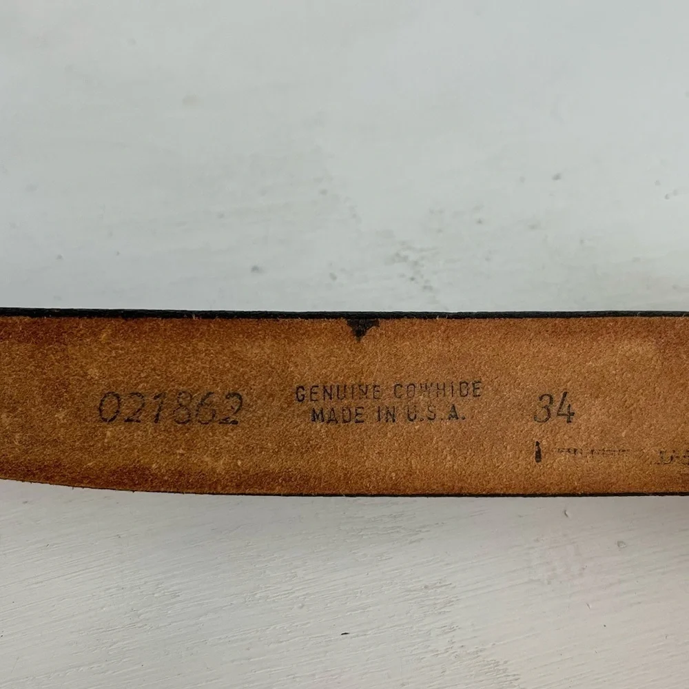 Tex Tan buckle size tooled